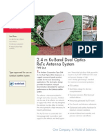 2.4 M Ku-Band Dual Optics RXTX Antenna System: One Company. A World of Solutions