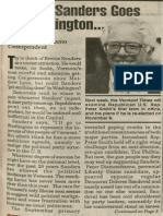 (If) Mr. Sanders Goes To Washington... - Vermont Times - Oct. 25, 1990