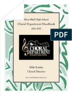 RB Choral Department Handbook 2014-2015