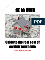 Cost To Own: Guide To The Real Cost of Owning Your Home