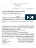 Control of Phytopathogenic Fungi Colletotrichum Graminicola Using Medicinal Plant