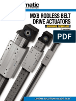 Tolomatic MXB Belt Drive Actuator Catalog