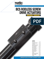 Tolomatic BCS-MCS Rodless, Screw Drive, Actuator Brochure