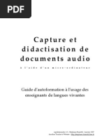 Download capture et didactisation de documents audio by josu SN2386768 doc pdf