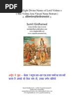 Twenty Eight Divine Names of Lord Vishnu