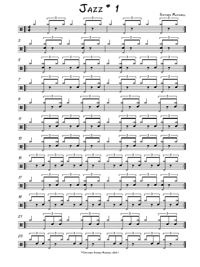 Drums Jazz Drum Kit Lessons PDF