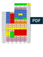 Ms. Spitzer's Class' Schedule