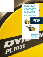 Dynapac Compact Planers: Dynapac PL350, PL500 and PL1000