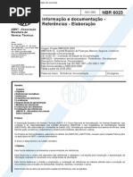 ABNT NBR 6023 2002 Referências
