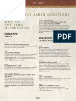 Frequently Asked Questions War of The Ring: Rulebook Rulebook