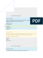 Autoevaluación Unidad 1 Derechos Humanos