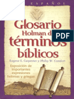 Eugene E. Carpenter y Philip W. Comfort - Glosario Holman de Términos Bíblicos