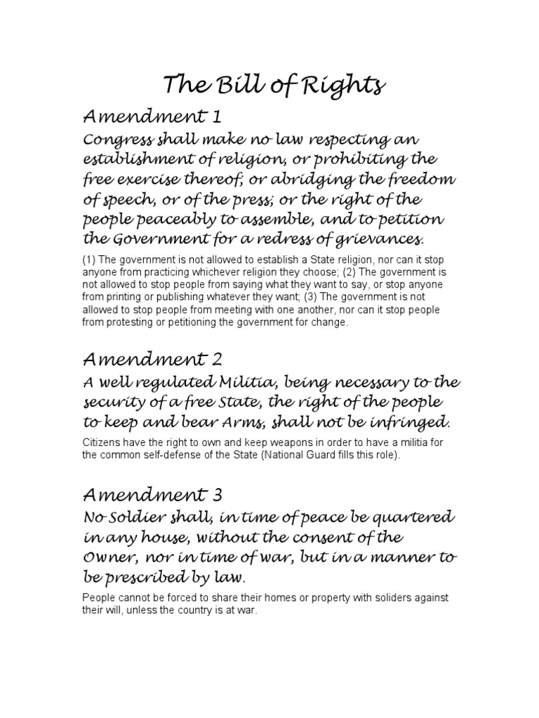 Understanding the Bill of Rights | PDF | Jury Trial | Search And Seizure