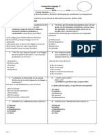 Evaluación Lenguaje 7º Bimensual