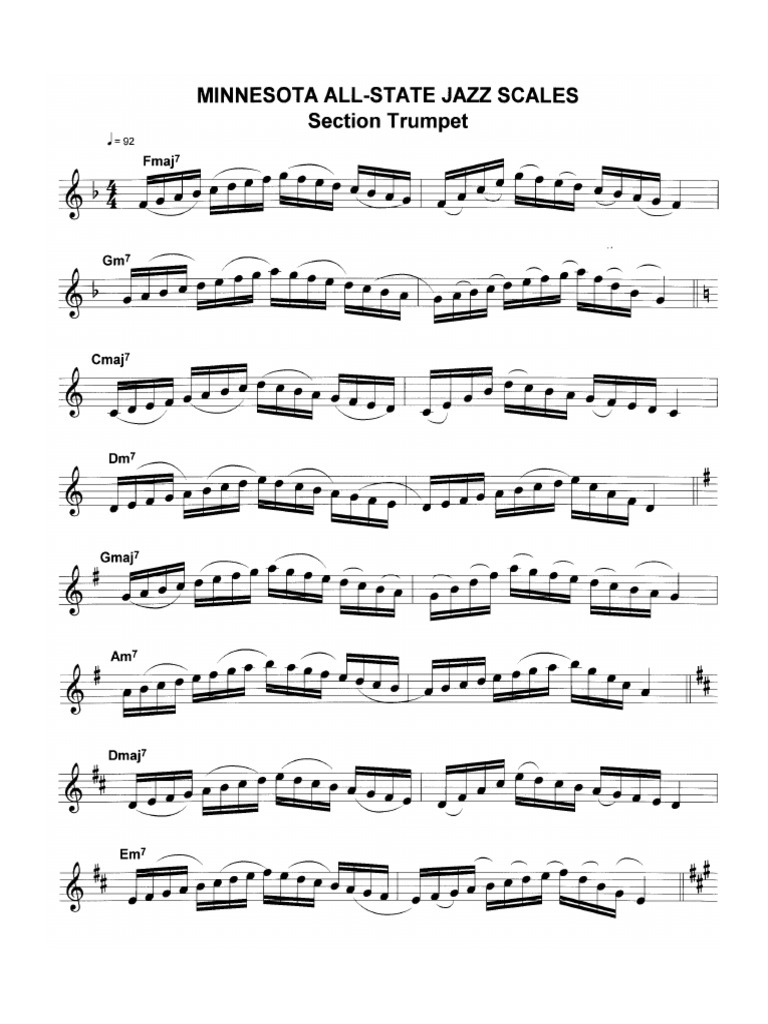 Trumpet as Scale Jazz