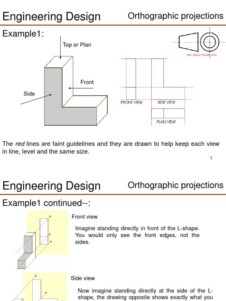 Ortho Graphic Projections | PDF | Teaching Methods & Materials | Art