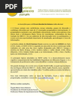 II World Dyslexia Forum - Chamada Para Inscrições