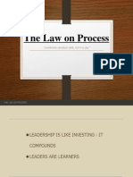 The Law on Process