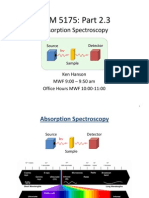 CHM 5175: Part 2.3: Absorption Spectros