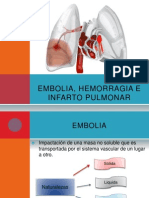 Embolia Hemorragia e Infarto Pulmonar