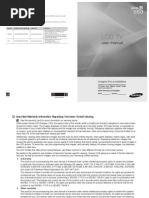 Manual Samsung LN32B550 PDF