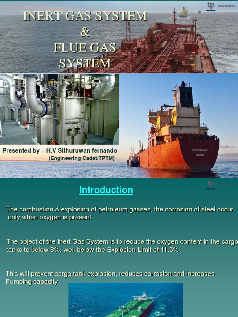 Inert Gas System | PDF | Oil Tanker | Valve