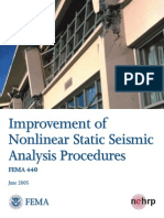 fema-440 Improvement of nonlinear Static Seismic Analysis Procedures