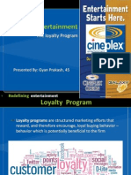 Cineplex Entertainment: The Loyalty Program