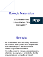 Ecología Matemática