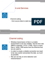 GSM Network and Services: Channel Coding - From Source Data To Radio Bursts