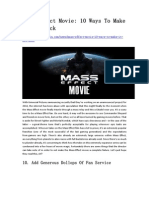 Mass Effect Movie 10 Ways to Make It Not Suck - GameBasin.com