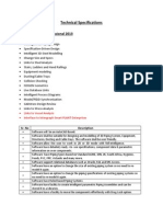 Technical Specifications For CADWorx