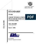 Eia-364-08b-05-98 - Crimp Tensile Strength Test PR Ocedure For Electrical Connectorspdf