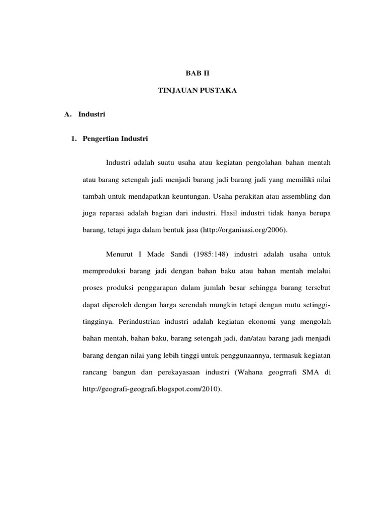 Klasifikasi Industri Makanan PDF Klasifikasi Industri Makanan PDF