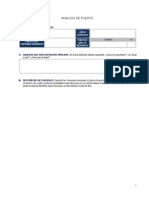 Formato Analisis de Puesto y Especificaciones