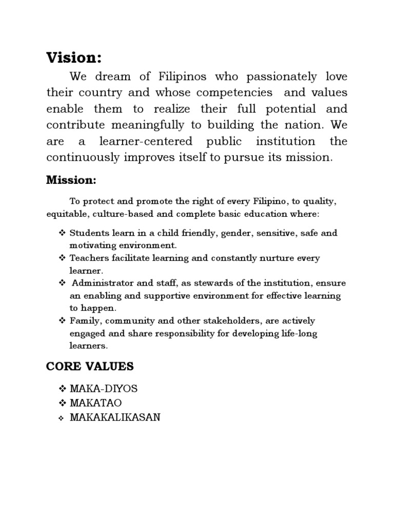 Vision | PDF | Social Science