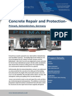 Concrete Repair and Protection-: Primark, Gelsenkirchen, Germany