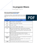 How To Program Miners