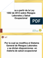 Cambios Ley 1562 (1) para Exlicar El 30 de Agosto