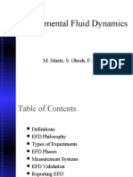 Experimental Fluid Dynamics: M. Muste, S. Ghosh, F. Stern