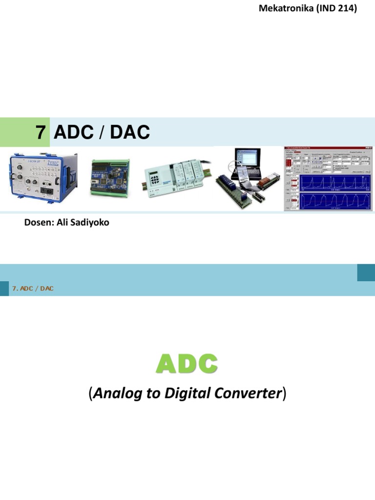 ADC/DAC | PDF | Komputer