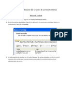 Configuracion de Correo Electrónico PDF