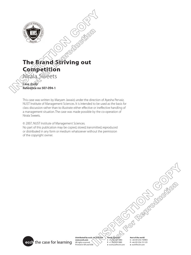 Nirala sweets case study pdf 05 image