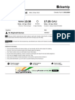 Cleartrip Flight E-Ticket PDF