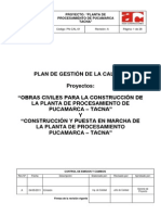 Plan de Gestion de La Calidad