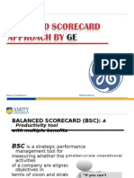 Balanced Scorecard by Ge