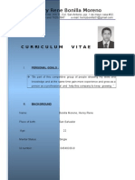 Henry Rene Bonilla Moreno: Curriculum Vitae