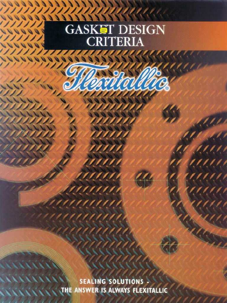 Flexitallic Gasket Criteria Design PDF Pipe (Fluid Conveyance