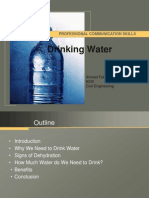 Drinking Water: Professional Communication Skills