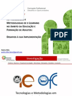 ENF-Comunicação Pedro Félix - As TIC Na Formação Práticas Pedagógicas e Aprendizagem